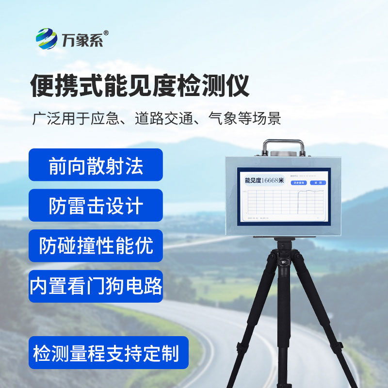 随身守护通行安全，便携式能见度测量仪精准研判低能见度风险